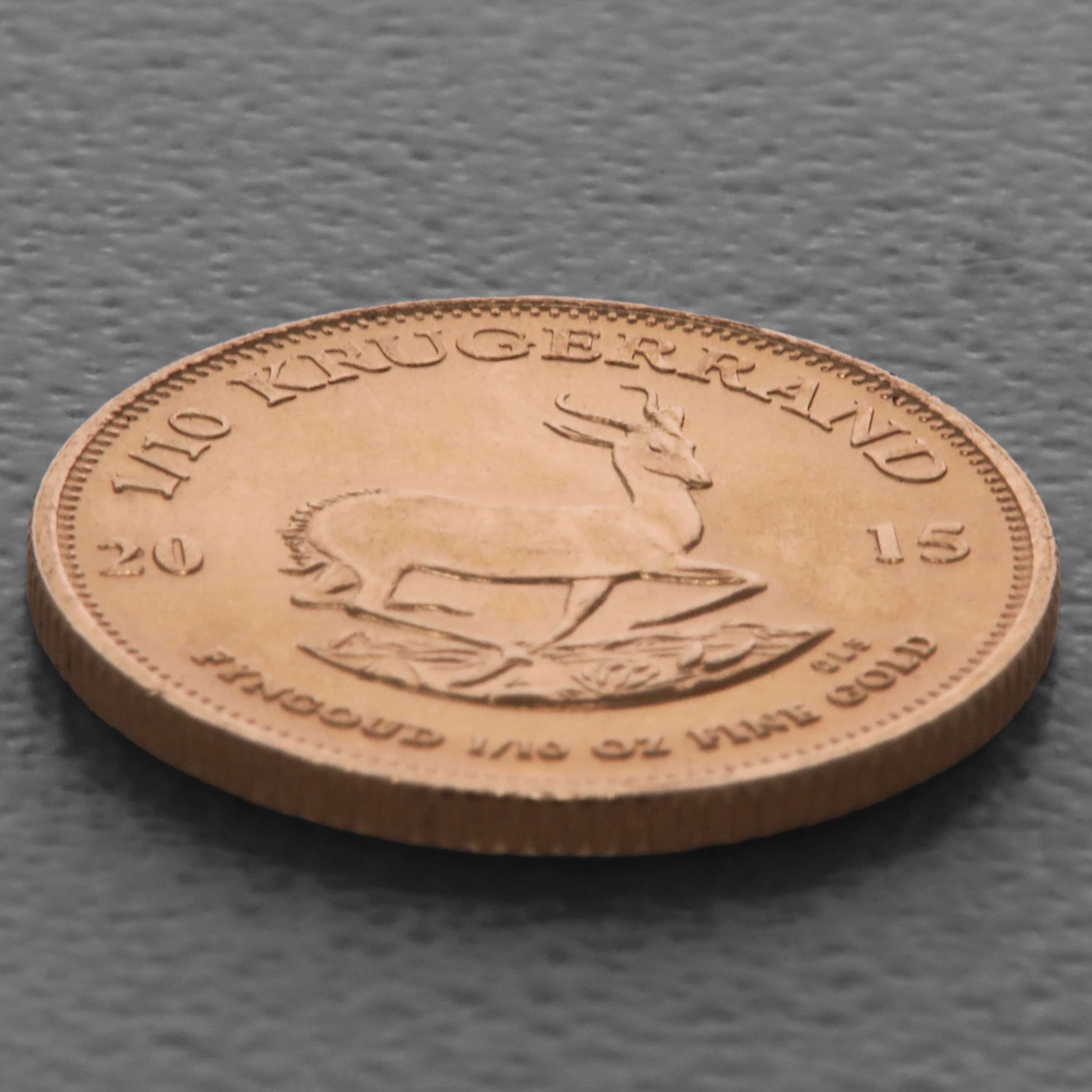Goldmünze 1/10oz "Krügerrand" 2015 (Südafrika) - Detailansicht 2
