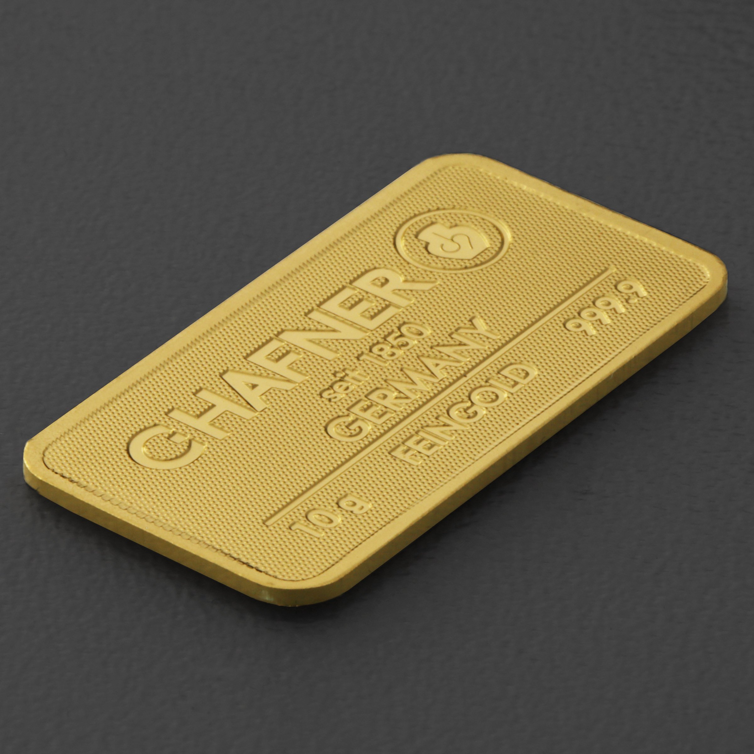Goldbarren 10g "C.HAFNER - Prägeform" - Detailansicht 5