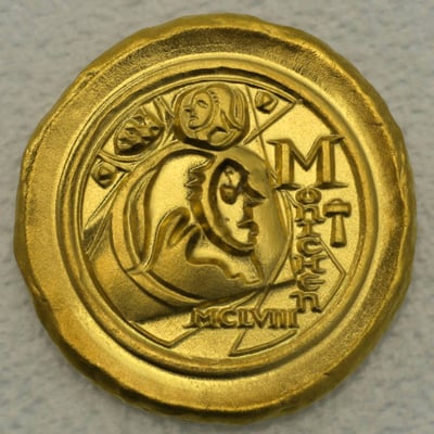 Flussgold-Medaille 2020 "Mönchspfennige Isargold" - Miniaturansicht 1