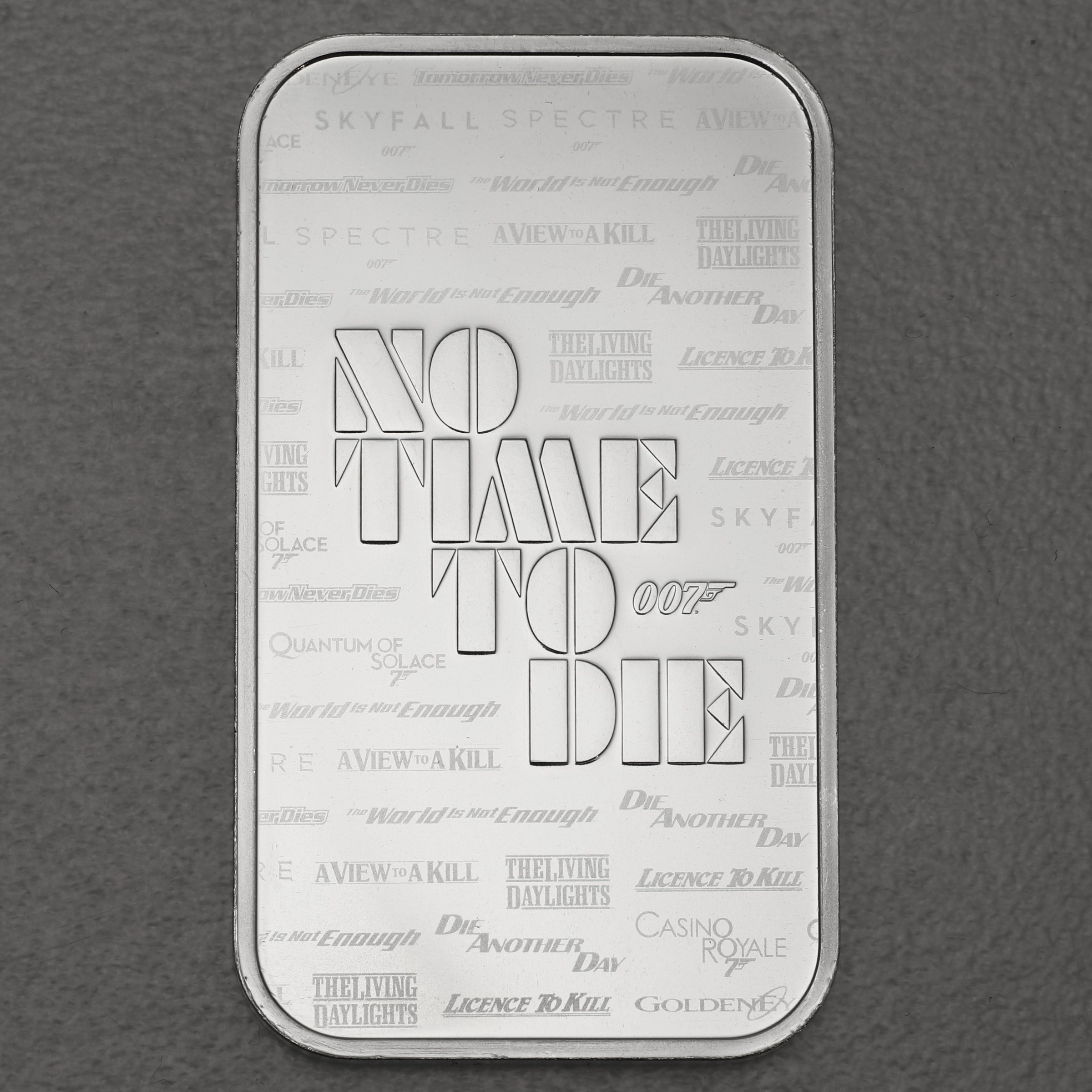 Silberbarren 1oz "James Bond - NO TIME TO DIE" - Hauptansicht
