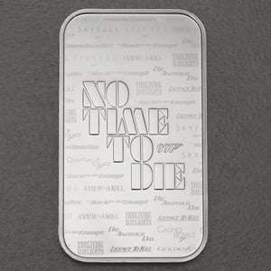 Silberbarren 1oz "James Bond - NO TIME TO DIE" - Hauptansicht