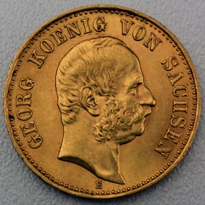 Goldmünze 20 Mark "Georg" (Sachsen) - Hauptansicht