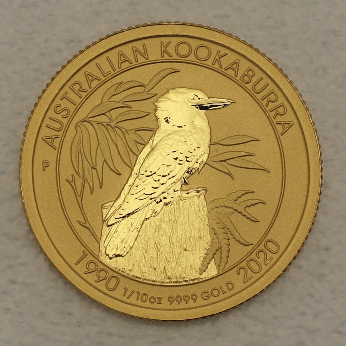 Goldmünze 1/10oz "Kookaburra" 1990 (Australien) - Hauptansicht