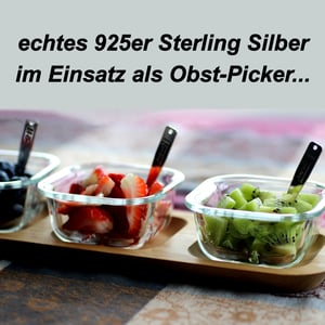 Gourmet-Gabel "Party-Picker" Sterling-Silber - Miniaturansicht 6