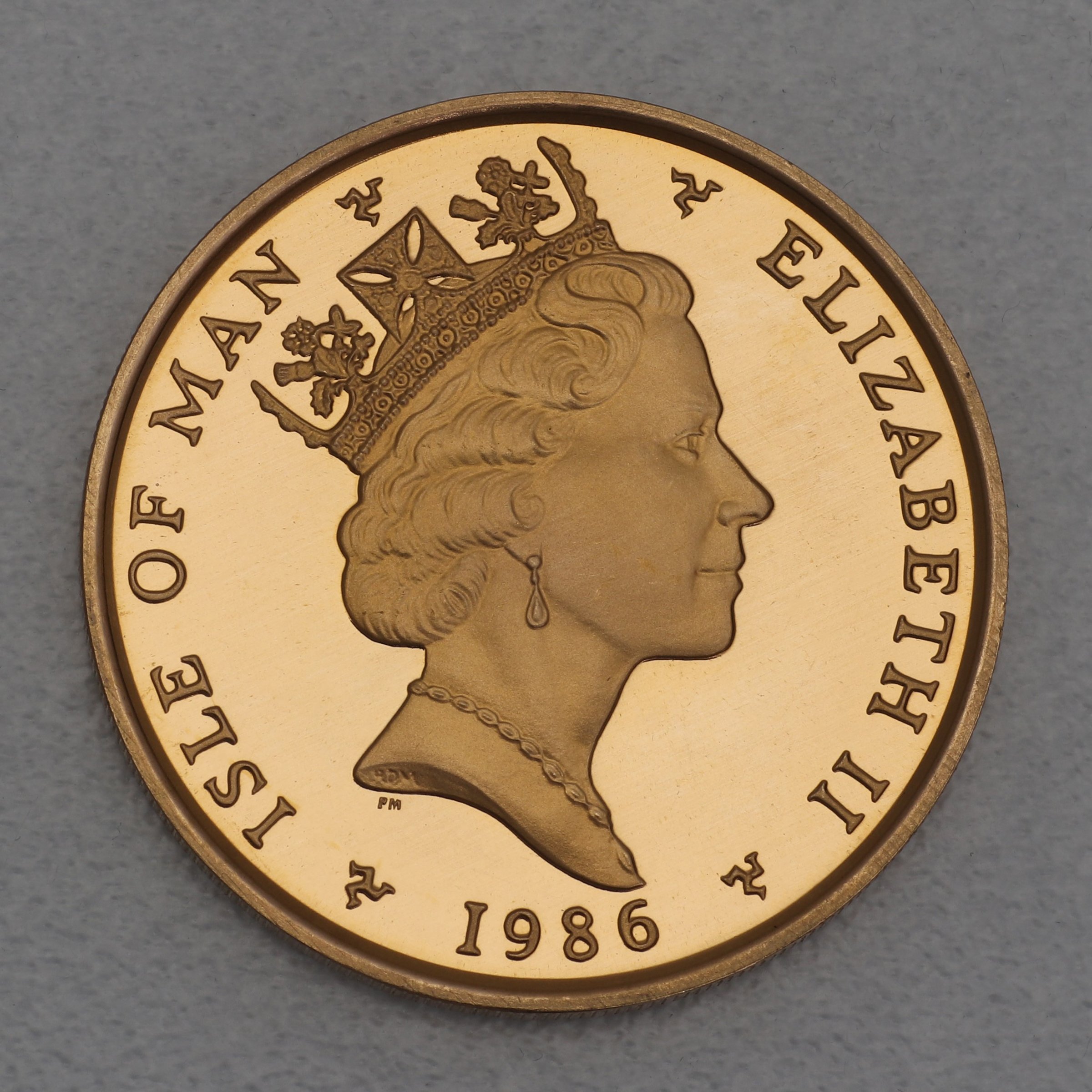 Goldmünze 1/20oz "Angel" 1986 (Isle of Man) - Detailansicht 1