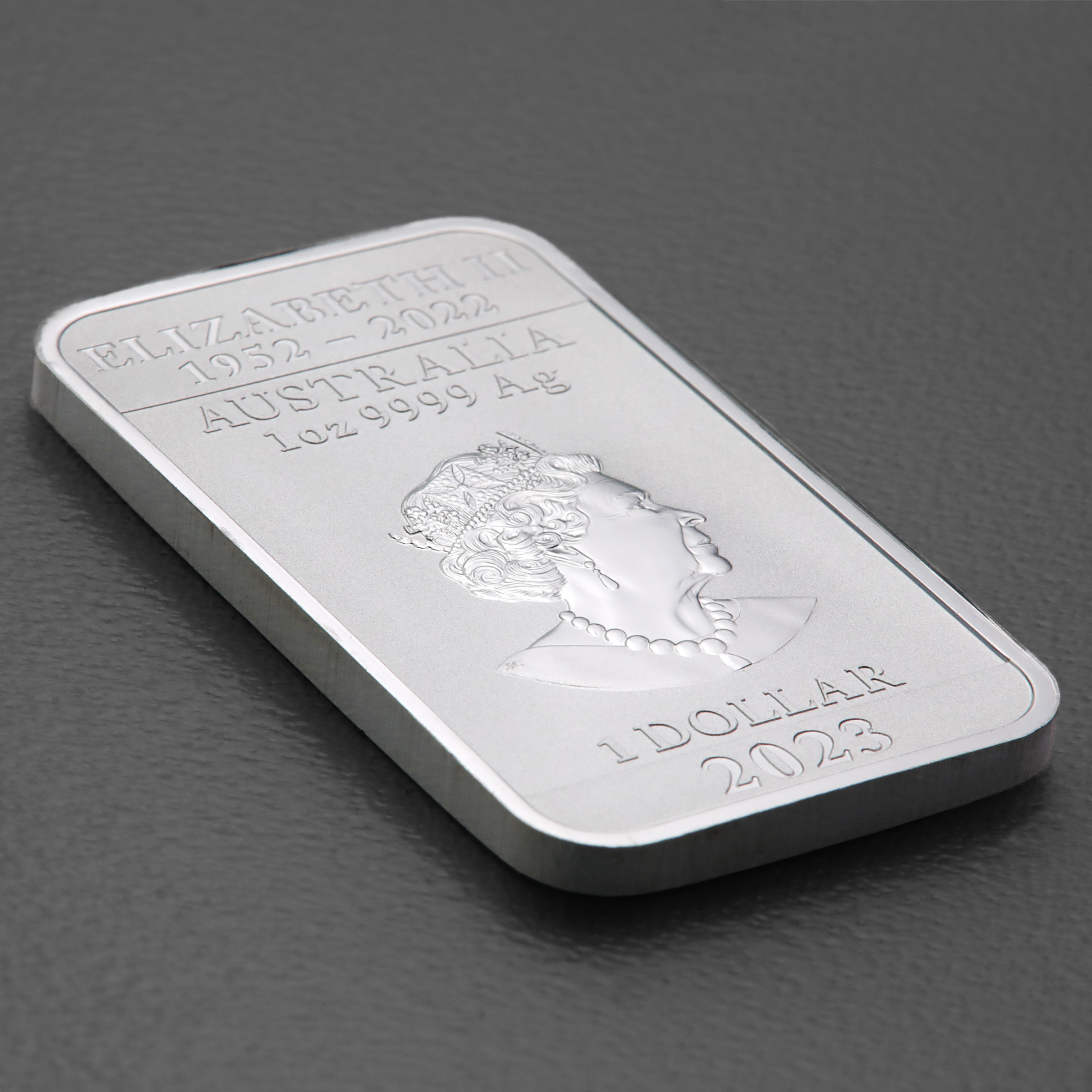 Silber Münzbarren 1oz "Rectangular Dragon" 2023 19% (Australien) - Detailansicht 3