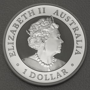 Silbermünze 1oz "Golden Eagle" 2021 Australian Nugget diff. (Australien) - Miniaturansicht 2