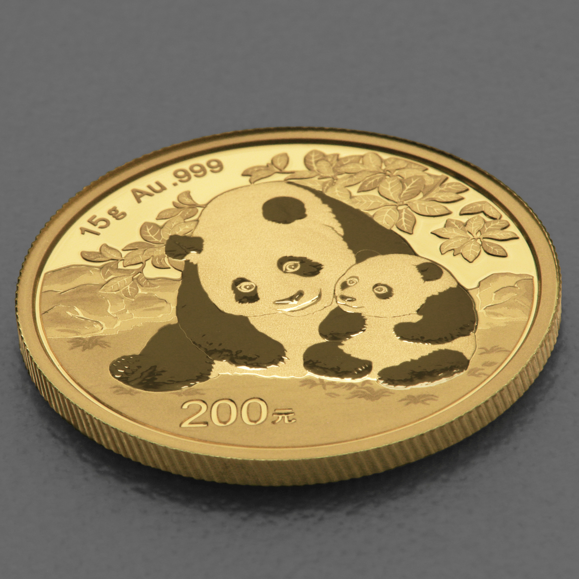 Goldmünze 15g "Panda" 2024 (China) - Detailansicht 2