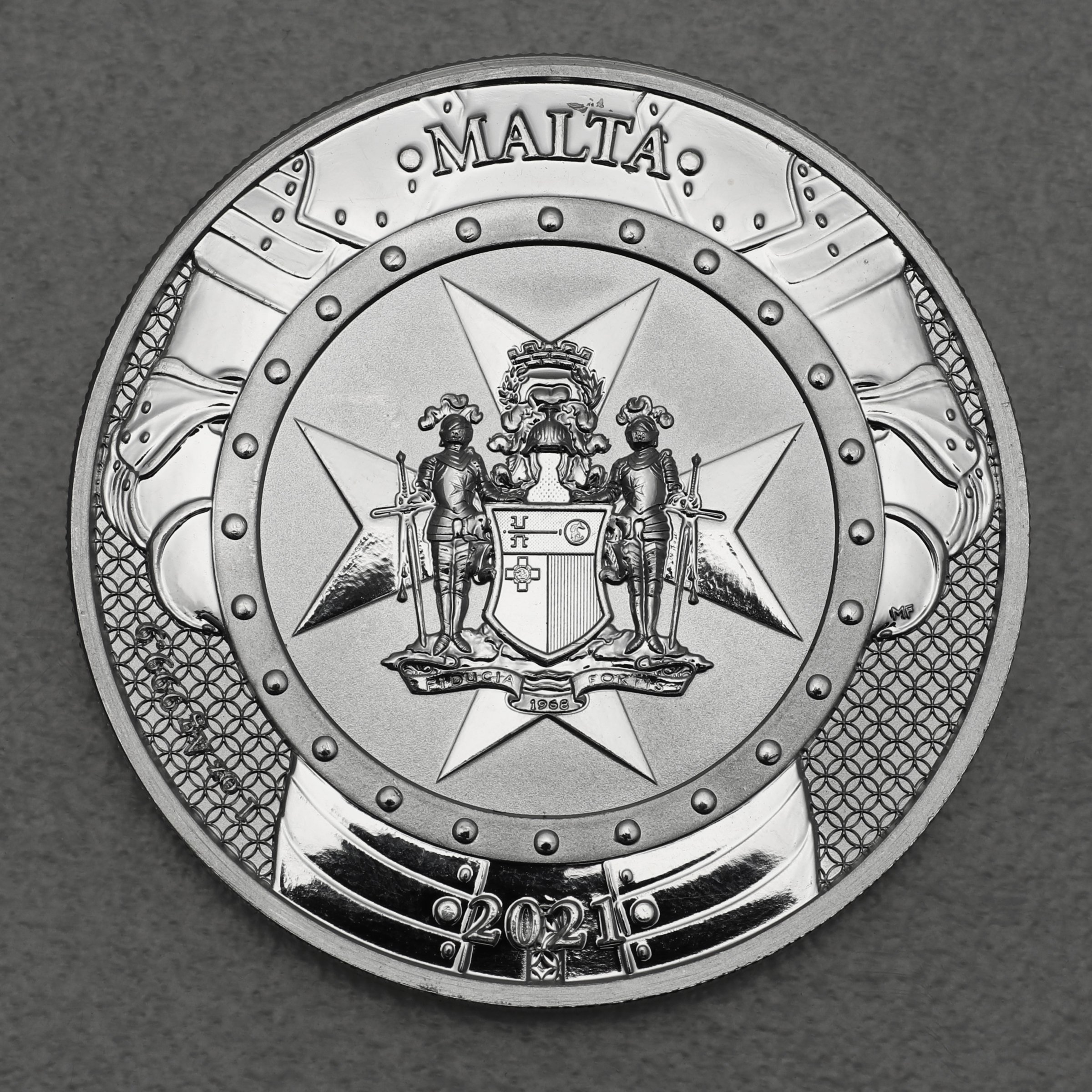 Silbermünze 1oz "Knights of the Past" 2021 (Malta) - Detailansicht 1