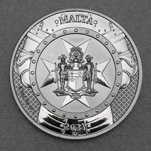 Silbermünze 1oz "Knights of the Past" 2021 (Malta) - Miniaturansicht 2