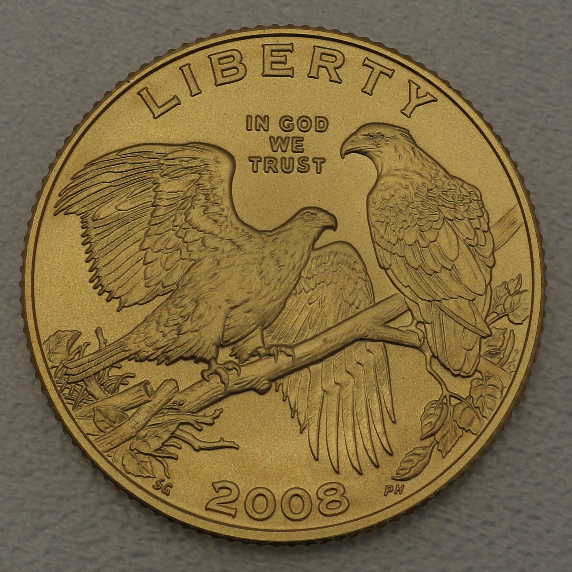 Goldmünze 5 Dollar "Bald Eagle" 2008 (USA) - Hauptansicht