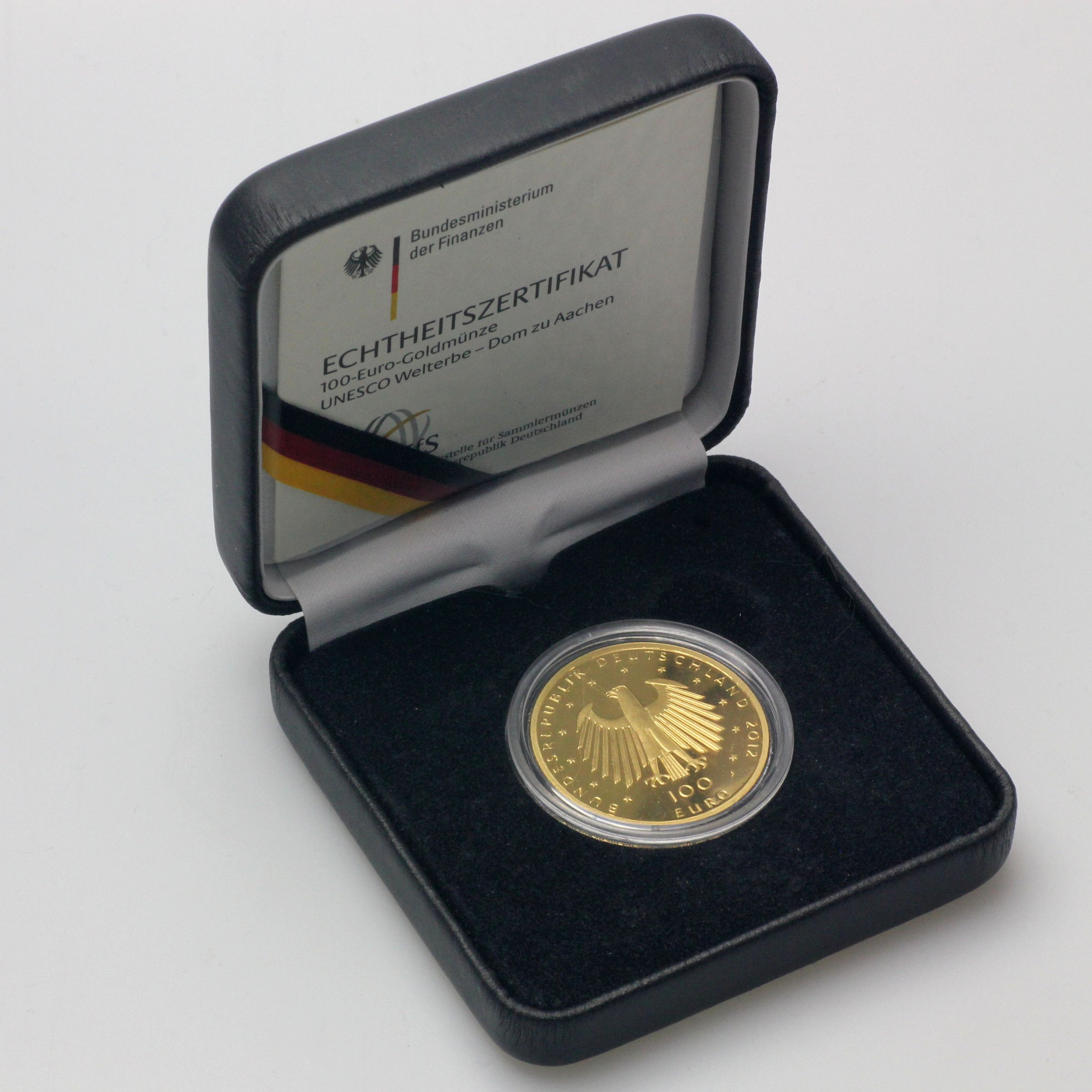 Goldmünze 100 Euro "Aachen" 2012 Unesco-Weltkulturerbe (Deutschland) - Detailansicht 3