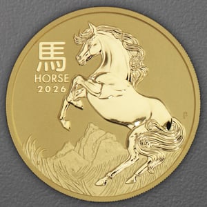 Goldmünze 2oz "Pferd" 2026 Lunar III – Year of the Horse (Australien) - Hauptansicht