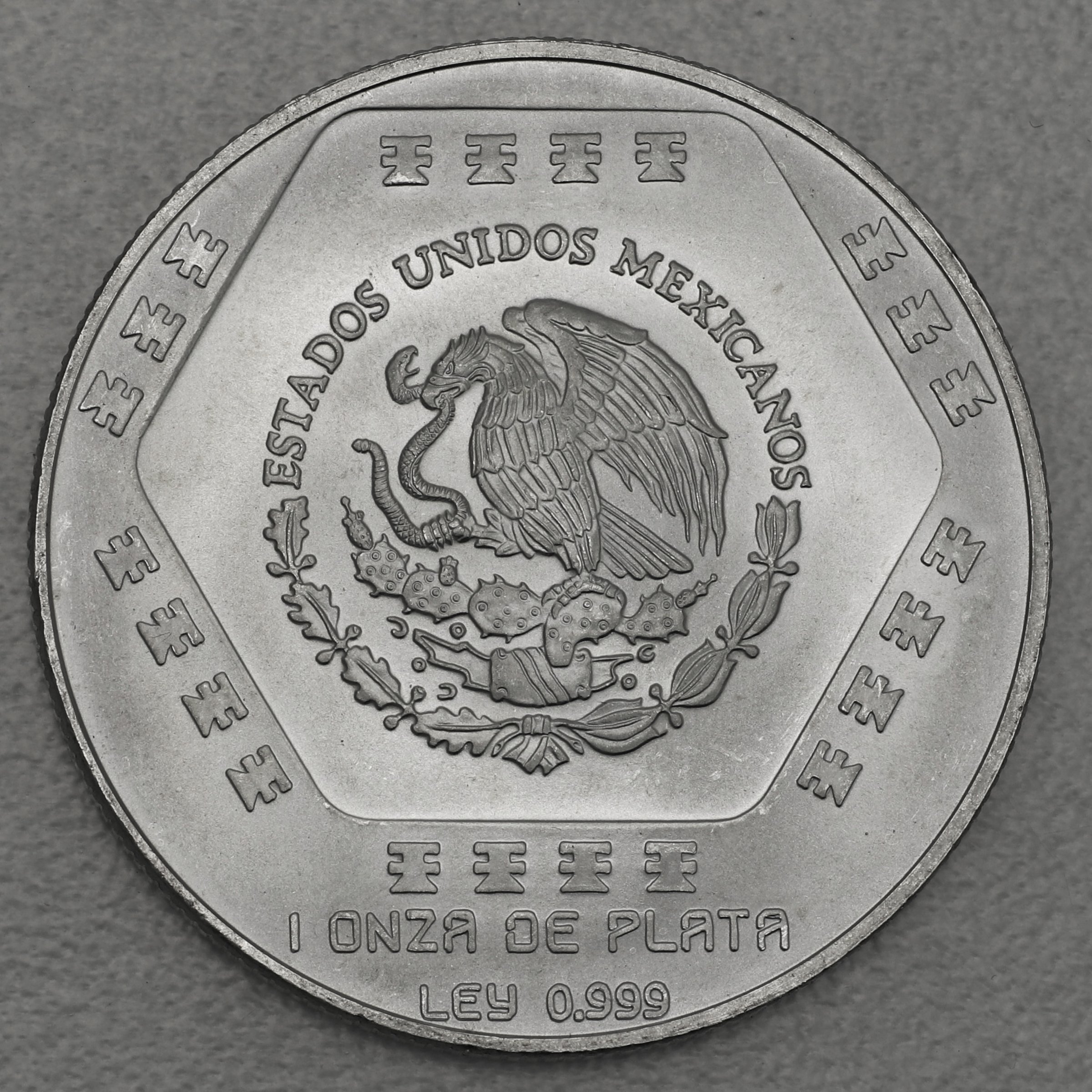 Silbermünze 1oz "Chaac Mool" 1994 Präkolumbische Kulturen – Maya (Mexiko) - Detailansicht 1