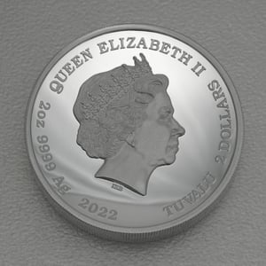 Silbermünze 2oz "Bart Simpson" 2022 (PP/HR) The Simpsons (Tuvalu) - Miniaturansicht 2