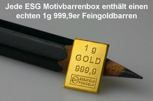 Goldbarren 1g "Merry Christmas/Kugeln" (Motivbox) - Miniaturansicht 5