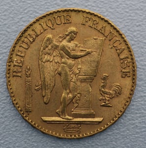 Goldmünze 50 x 20 Francs "Engel Republik" Tube (Frankreich) - Miniaturansicht 2