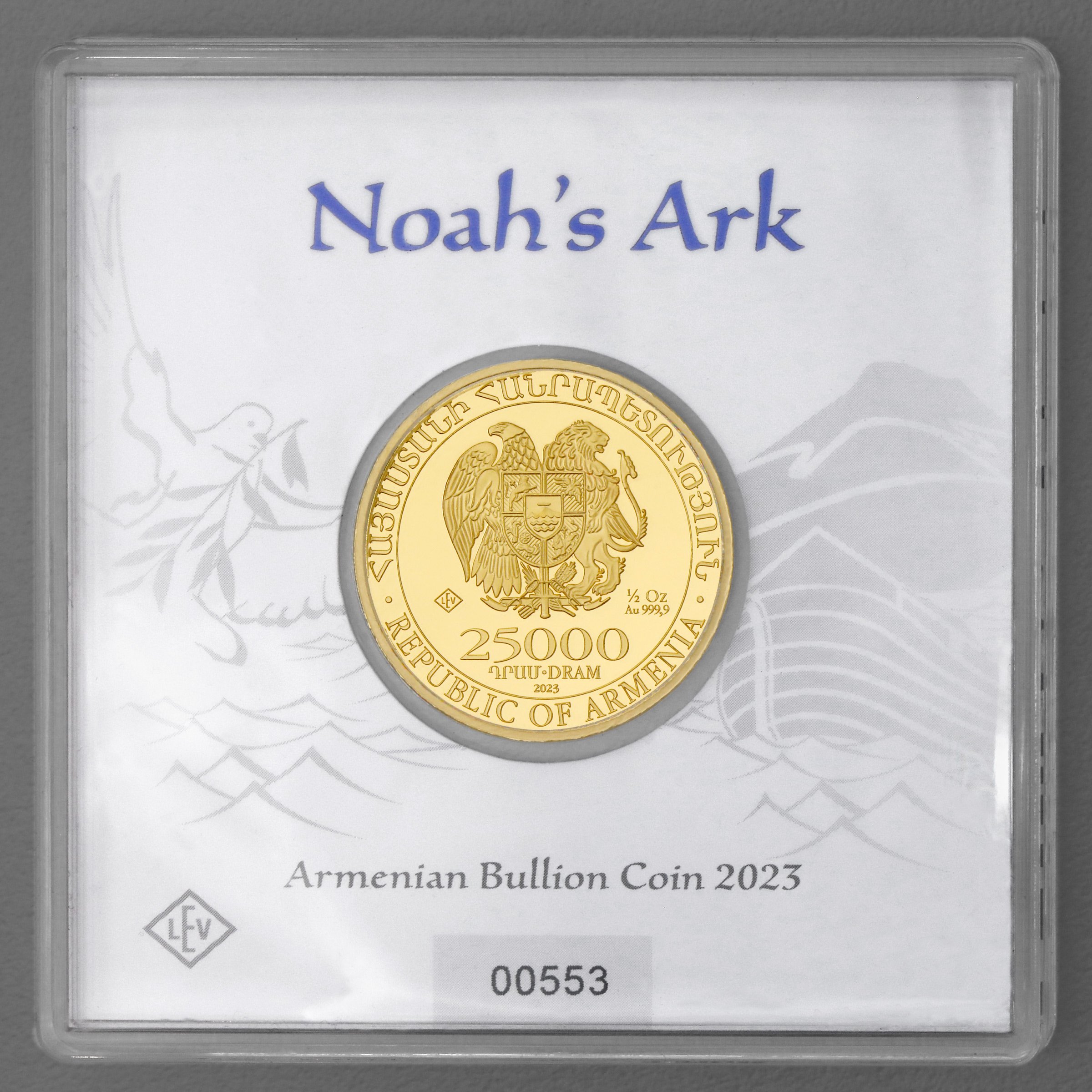 Goldmünze 1/2oz "Arche Noah" 2023 (Armenien) - Detailansicht 3