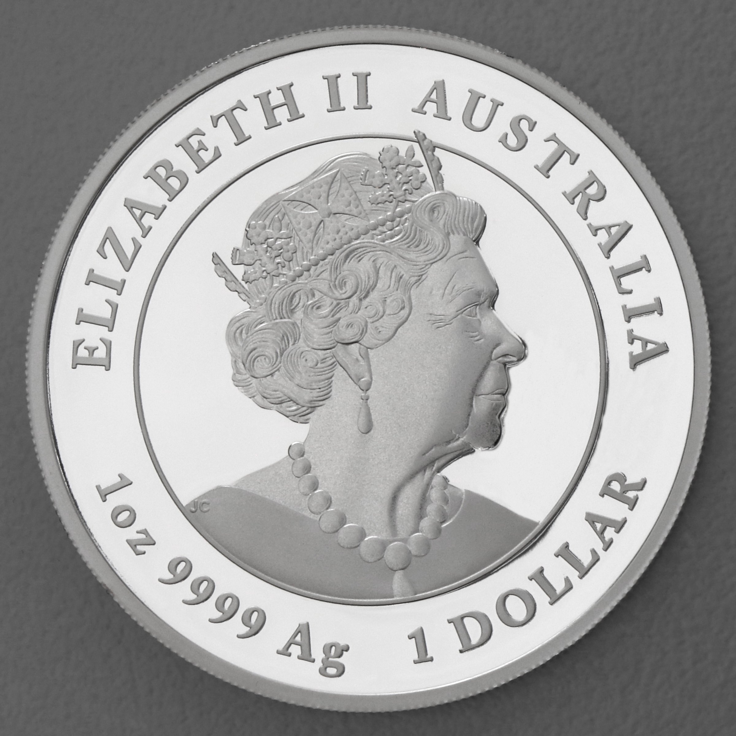 Silbermünzen 1oz "Hase" 2023 (PP/kol./vergoldet) Set 3-teilig Year of the Rabbit (Australien) - Detailansicht 2