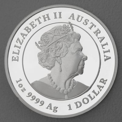 Silbermünzen 1oz "Hase" 2023 (PP/kol./vergoldet) Set 3-teilig Year of the Rabbit (Australien) - Miniaturansicht 3
