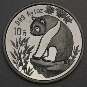 Silbermünze 1oz "Panda" 1993 (China) - Hauptansicht