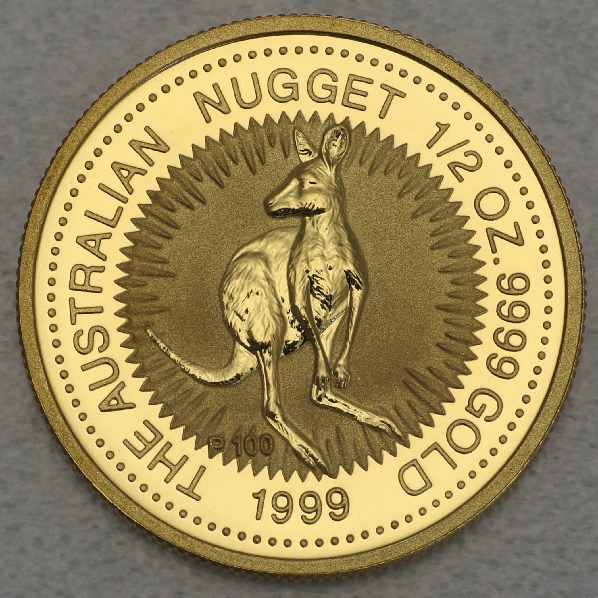 Goldmünze 1/2oz "Känguru" 1999 Australian Nugget (Australien) - Hauptansicht