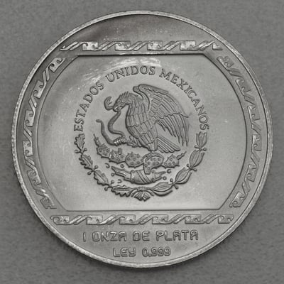 Silbermünze 1oz "Carita Sonriente" 1993 Präkolumbische Kulturen – Veracruz (Mexiko) - Miniaturansicht 2