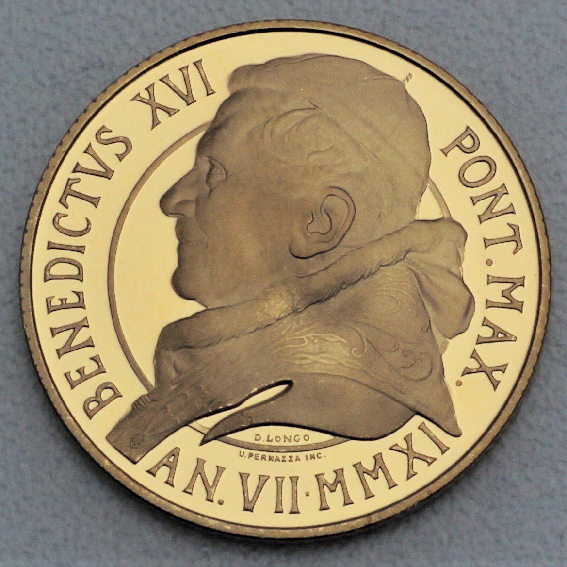 Goldmünze "50 Euro - 2011" Paulinische Kapelle (Vatikanstadt) - Detailansicht 1