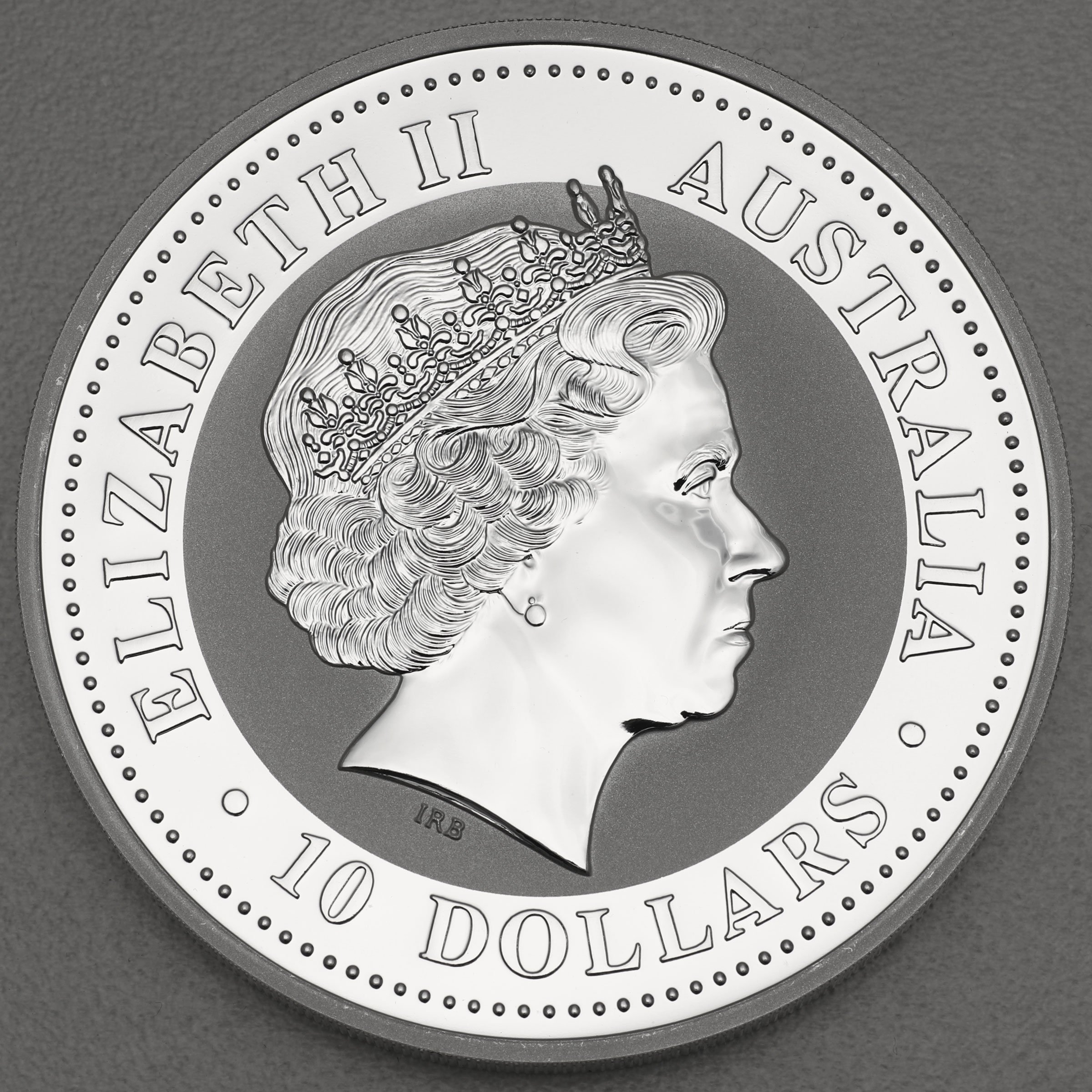 Silbermünze 10oz "Kookaburra" 2009 (Australien) - Detailansicht 1