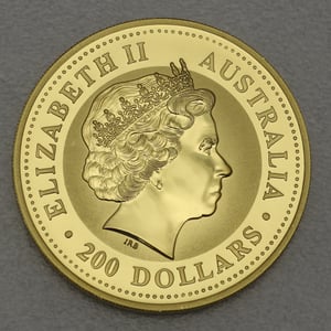 Goldmünze 2oz "Känguru" 2000 Australian Nugget (Australien) - Miniaturansicht 2
