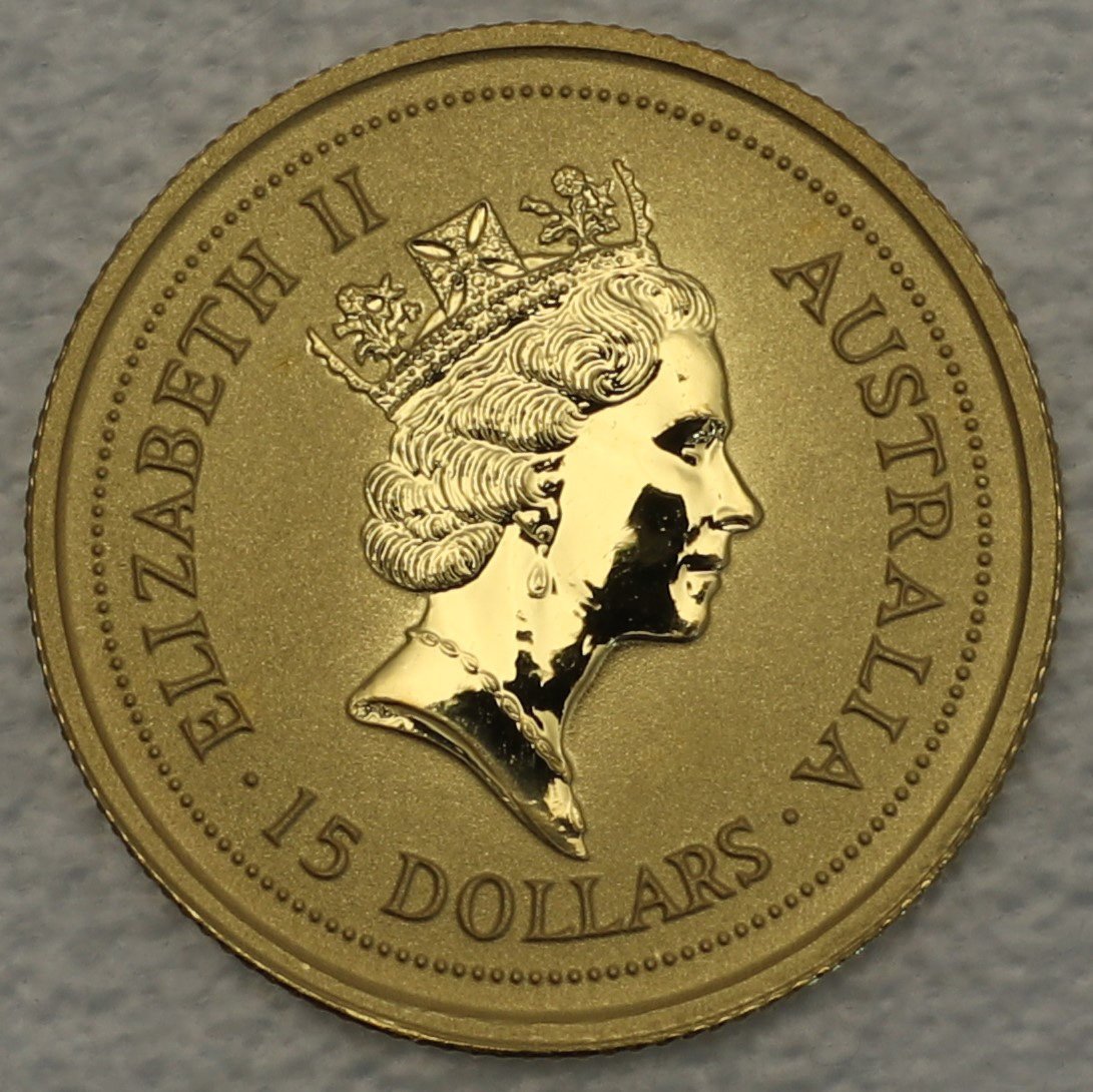Goldmünze 1/10oz "Känguru" 1996 Australian Nugget (Australien) - Detailansicht 1
