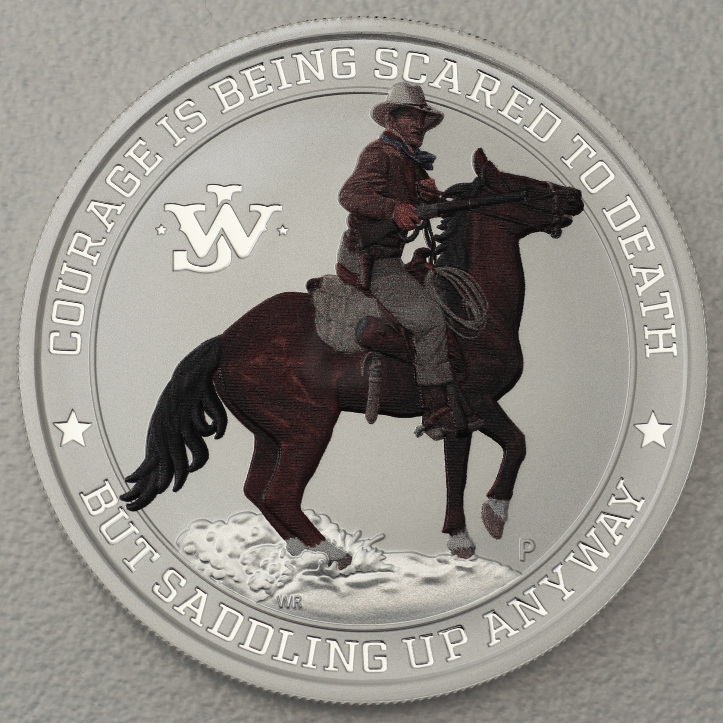 Silbermünze 1oz "John Wayne" 2021 (koloriert) (Tuvalu) - Hauptansicht