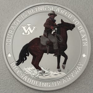 Silbermünze 1oz "John Wayne" 2021 (koloriert) (Tuvalu) - Hauptansicht