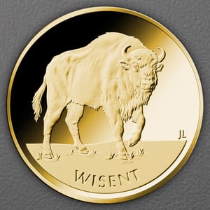 Goldmünze 20 Euro "Wisent" 2026 Rückkehr der Wildtiere (Deutschland) - Hauptansicht