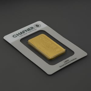 Goldbarren 1oz "C.HAFNER - Prägeform" - Miniaturansicht 3