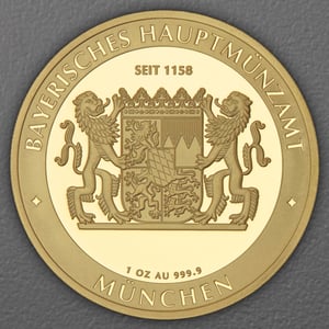 Gold 1oz "Schloss Neuschwanstein" 2026 Bayern Thaler (Deutschland) - Miniaturansicht 2
