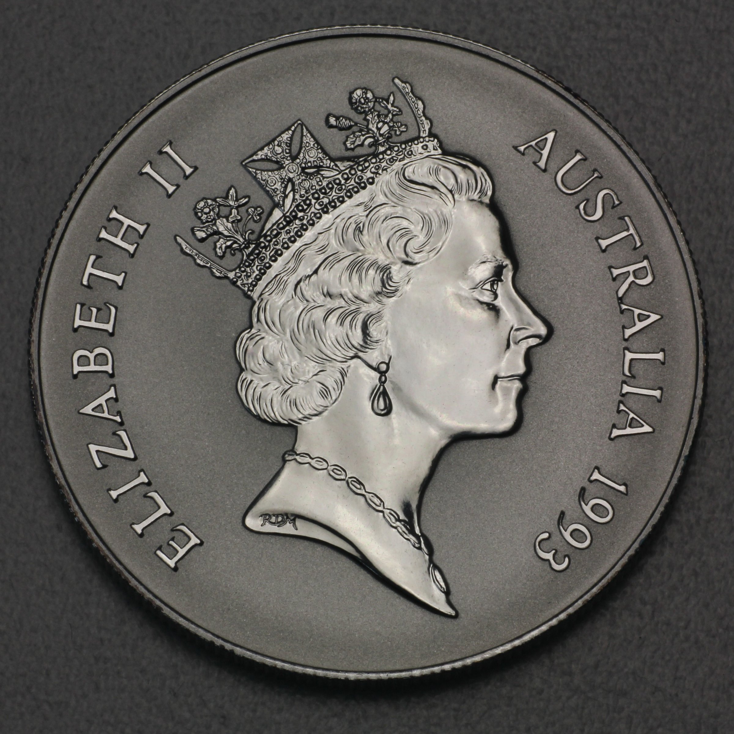 Silbermünze 1oz "Känguru" 1993 Royal Australian Mint (Australien) - Detailansicht 1