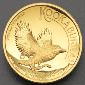 Goldmünze 5oz "Kookaburra" 2024 (PP/HR) (Australien) - Miniaturansicht 1
