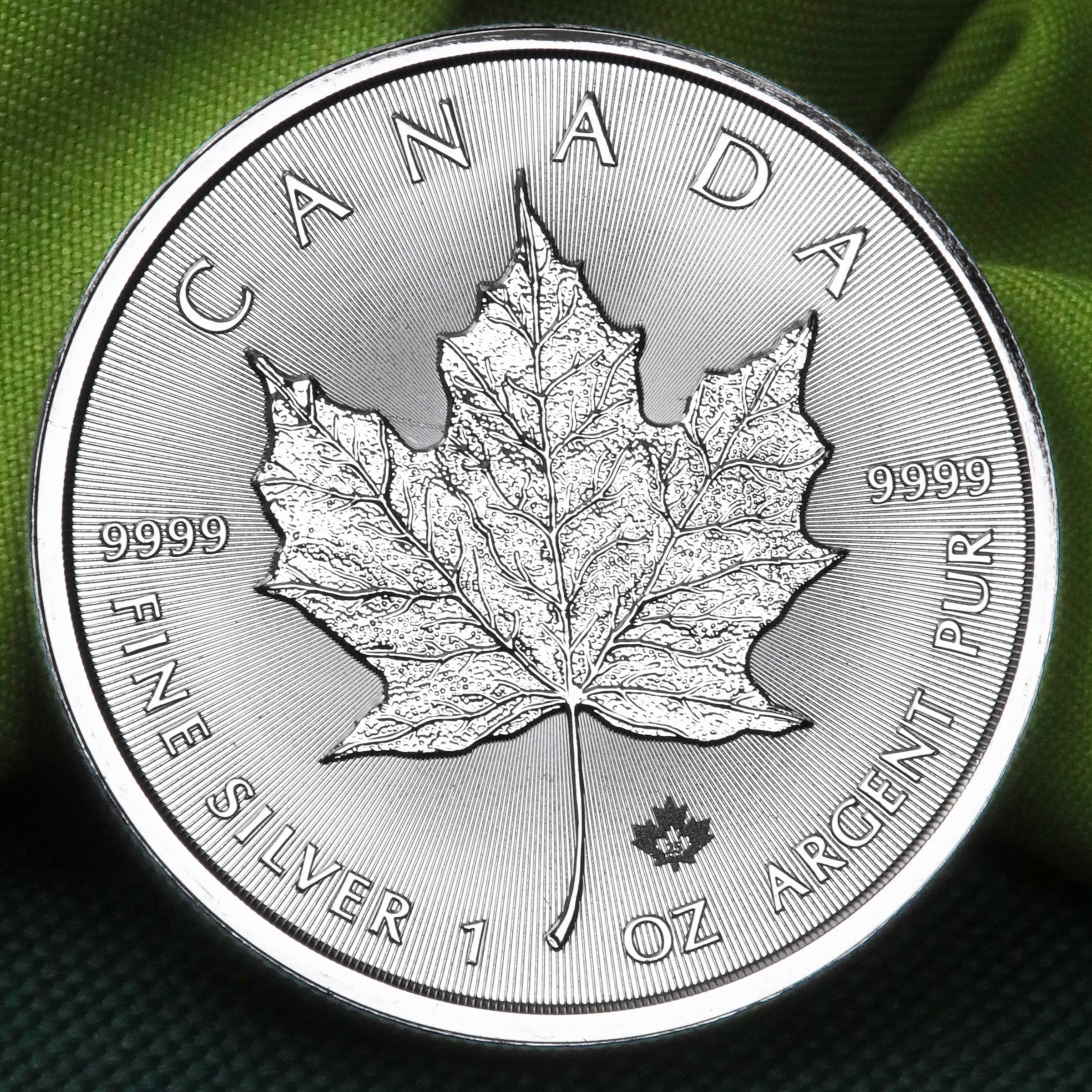 Silbermünze 1oz "Maple Leaf" aktueller Jahrgang diff. (Kanada) - Detailansicht 4