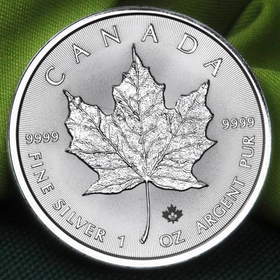 Silbermünze 1oz "Maple Leaf" aktueller Jahrgang diff. (Kanada) - Miniaturansicht 5