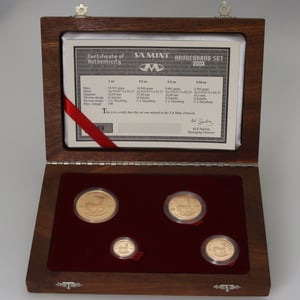 Goldmünzen 4 x "Krügerrand" 2003 (PP) Prestige Set – 4-teilig (Südafrika) - Miniaturansicht 3
