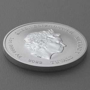 Silbermünze 1oz "Simpsons Season s Greetings" 2022 (koloriert) The Simpsons (Tuvalu) - Miniaturansicht 4