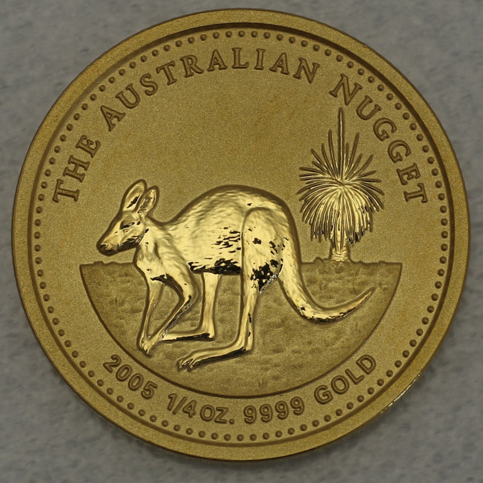 Goldmünze 1/4oz "Känguru" 2005 Australian Nugget (Australien) - Hauptansicht