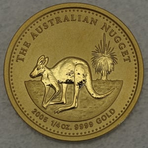 Goldmünze 1/4oz "Känguru" 2005 Australian Nugget (Australien) - Hauptansicht