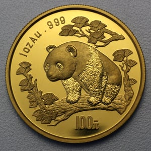 Goldmünze 1oz "Panda" 1997 (China) - Hauptansicht