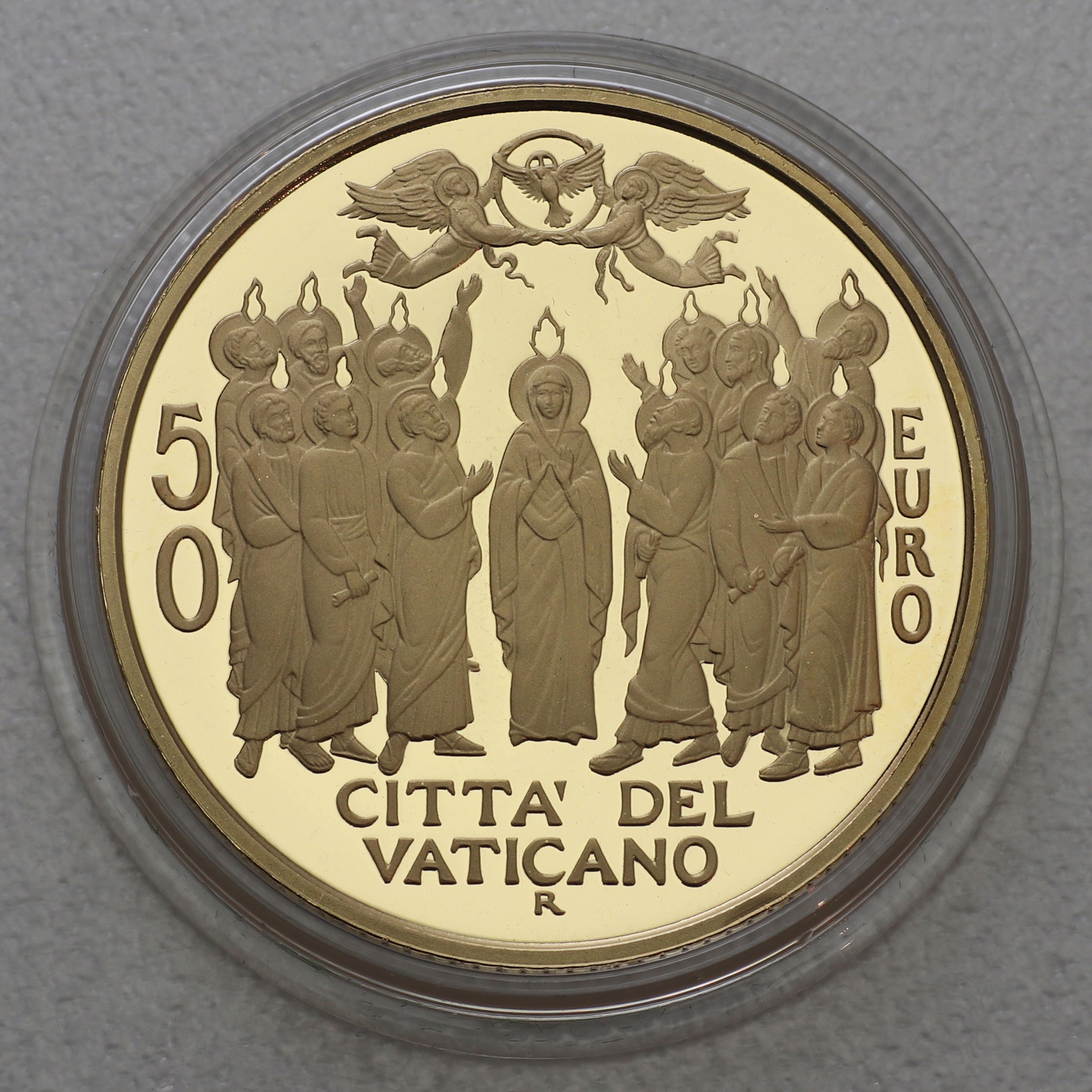 Goldmünze "50 Euro - 2018" Apostelgeschichte - Pfingsten (Vatikanstadt) - Hauptansicht