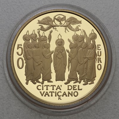 Goldmünze "50 Euro - 2018" Apostelgeschichte - Pfingsten (Vatikanstadt) - Miniaturansicht 1