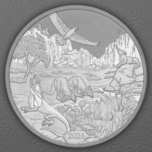 Silbermünze 1oz "The Outback" 2026 Wonders of Australia 19% (Australien) - Hauptansicht