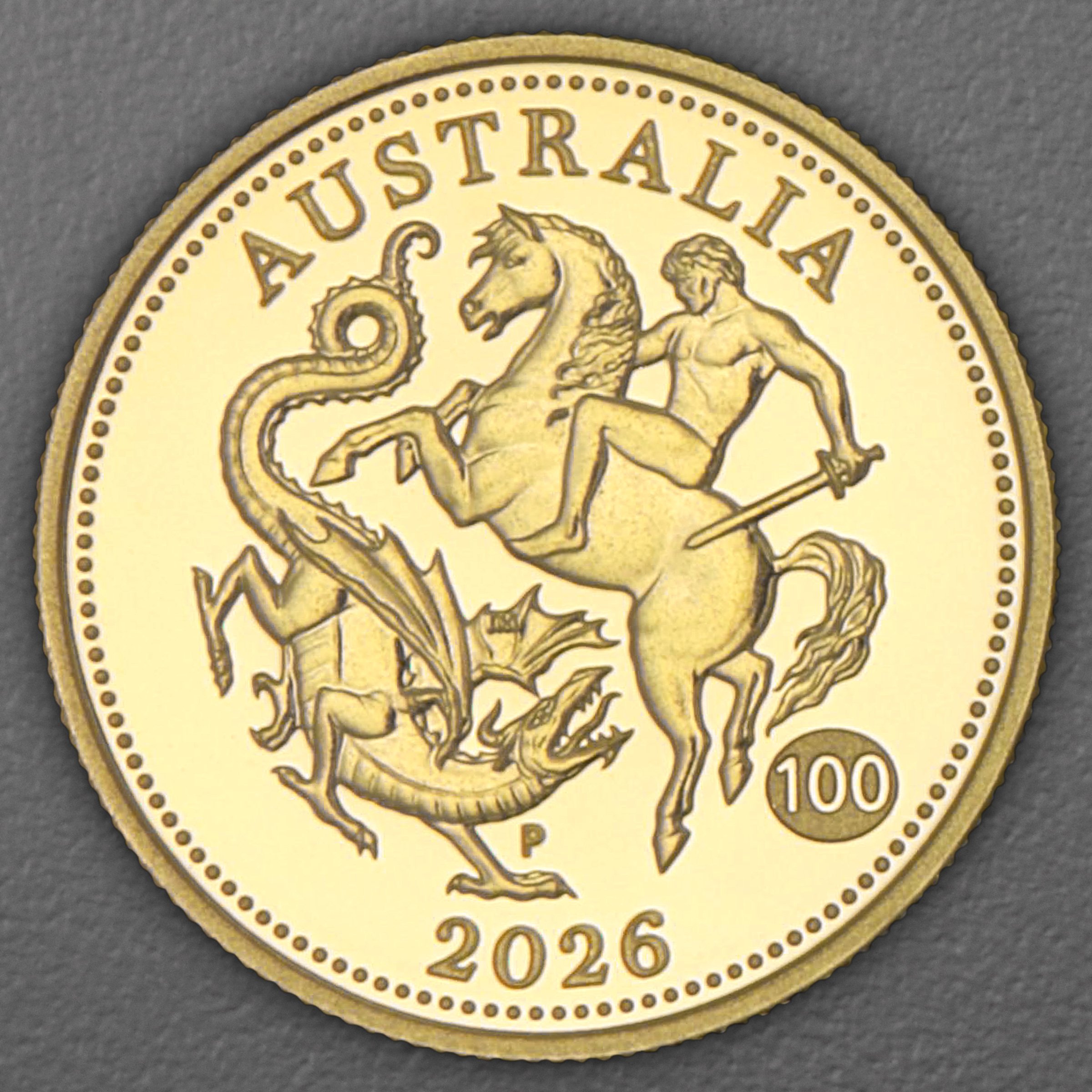 Goldmünze 1/4 Sovereign 2026 (PP) Privy Mark (Australien) - Hauptansicht