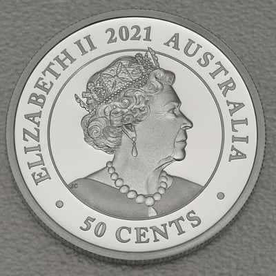 Silbermünze 1/2oz "Baby Dingo" 2021 (PP) Dreaming Down Under (Australien) - Miniaturansicht 2